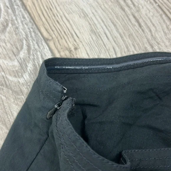 NWT Madewell Ruffled One-Shoulder Midi Dress black 0 - Picture 8 of 9